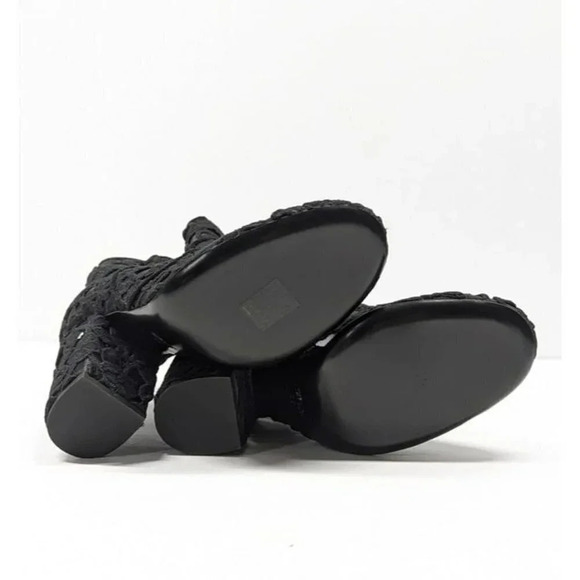 Laurence Dacade Women's Black Pete Mesh Crochet Ankle Boots Size 36 (MSRP $760) - Picture 9 of 12